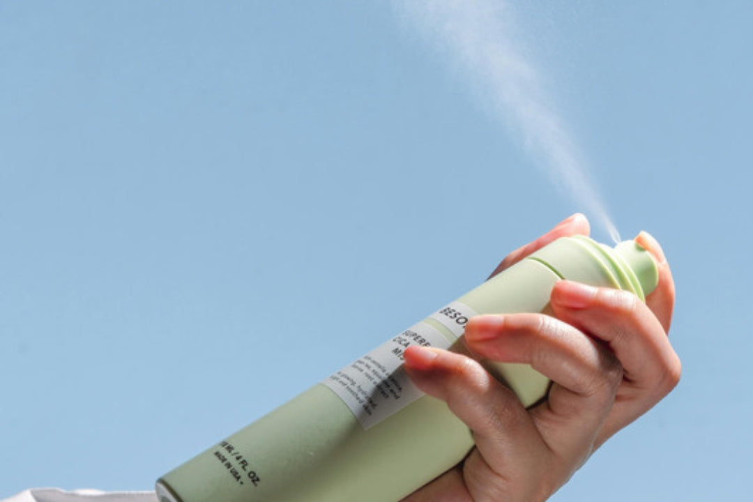 Applying natural deodorant during the two-week adjustment period when a natural deodorant seems to stop working.